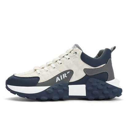 Chaussures homme respirantes microfibre semelle caoutchouc