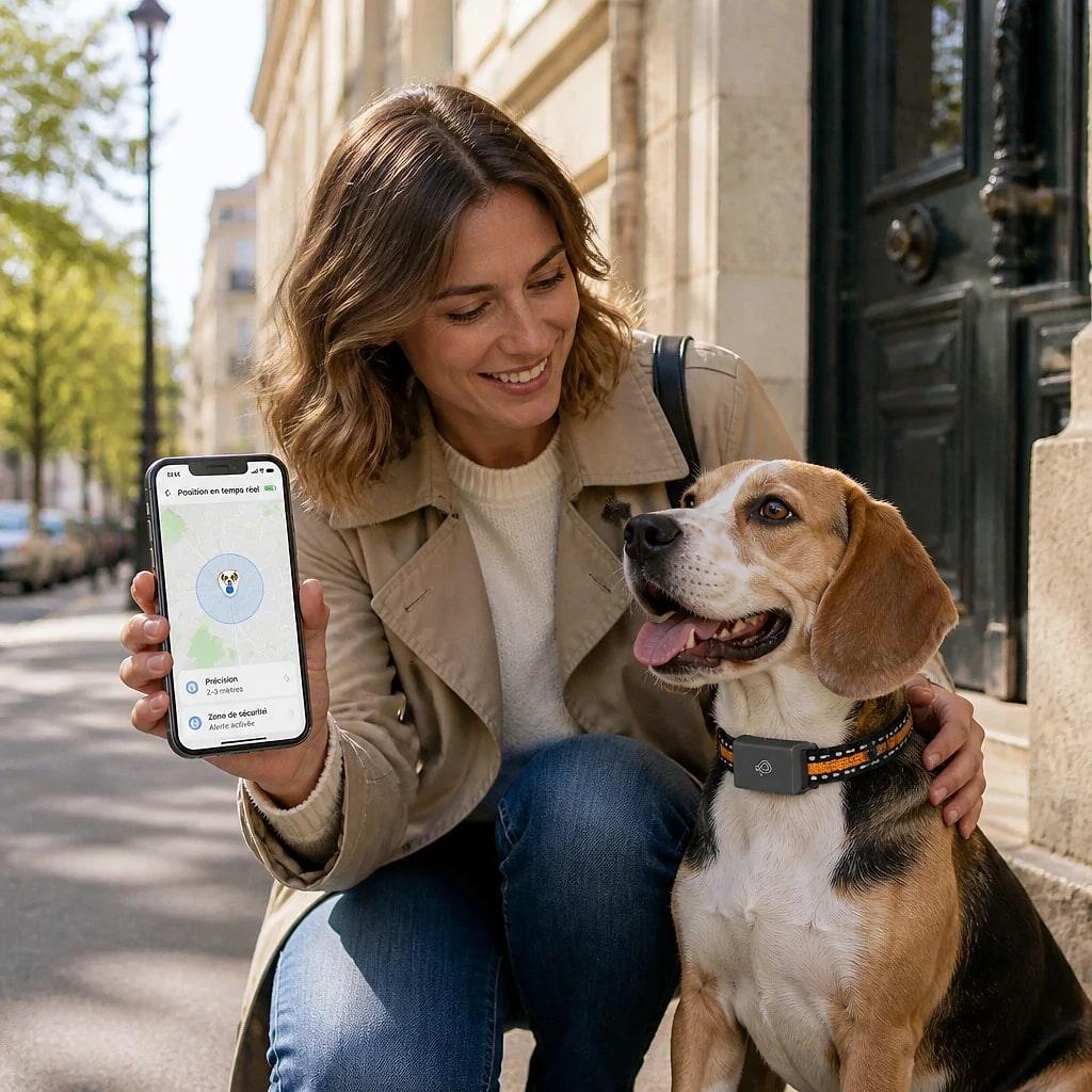 Traquelo – Collier GPS Chat