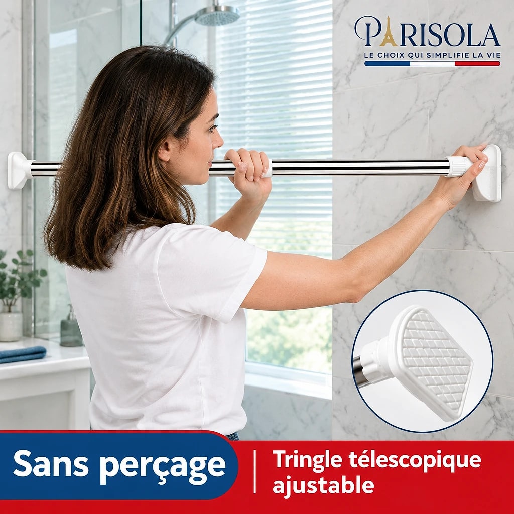 Tringle Sans Perçage Inox