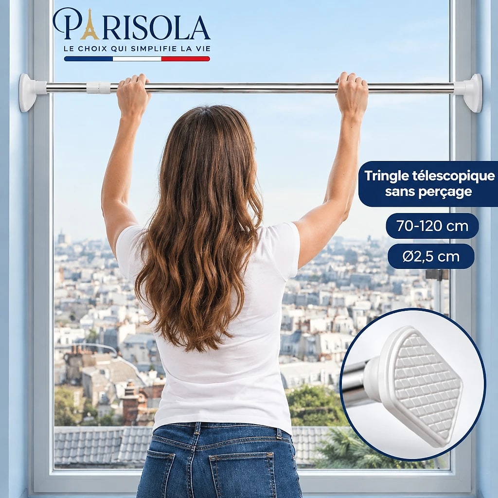 Tringle Sans Perçage Inox