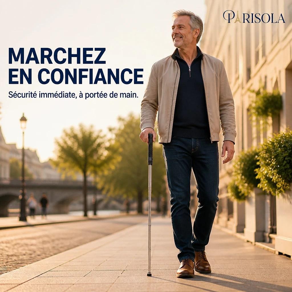 Vailor – Canne de Marche Autodéfense