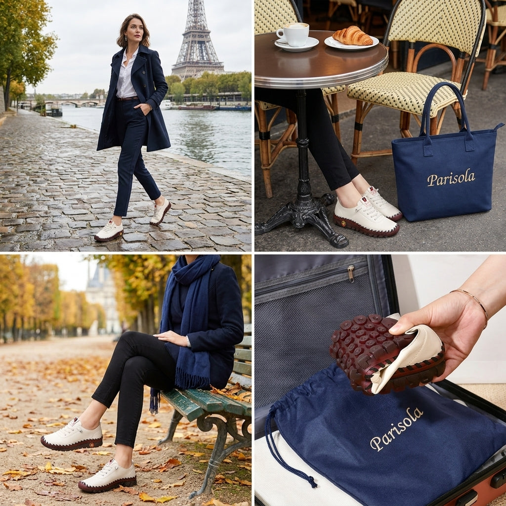 Chaussures femme souples cuir synthétique EVA haute densité quotidien