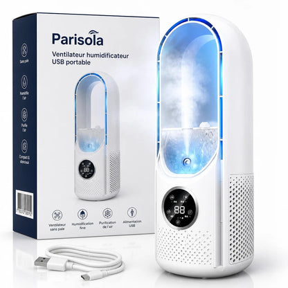 Ventilateur Sans Pale USB Humidificateur