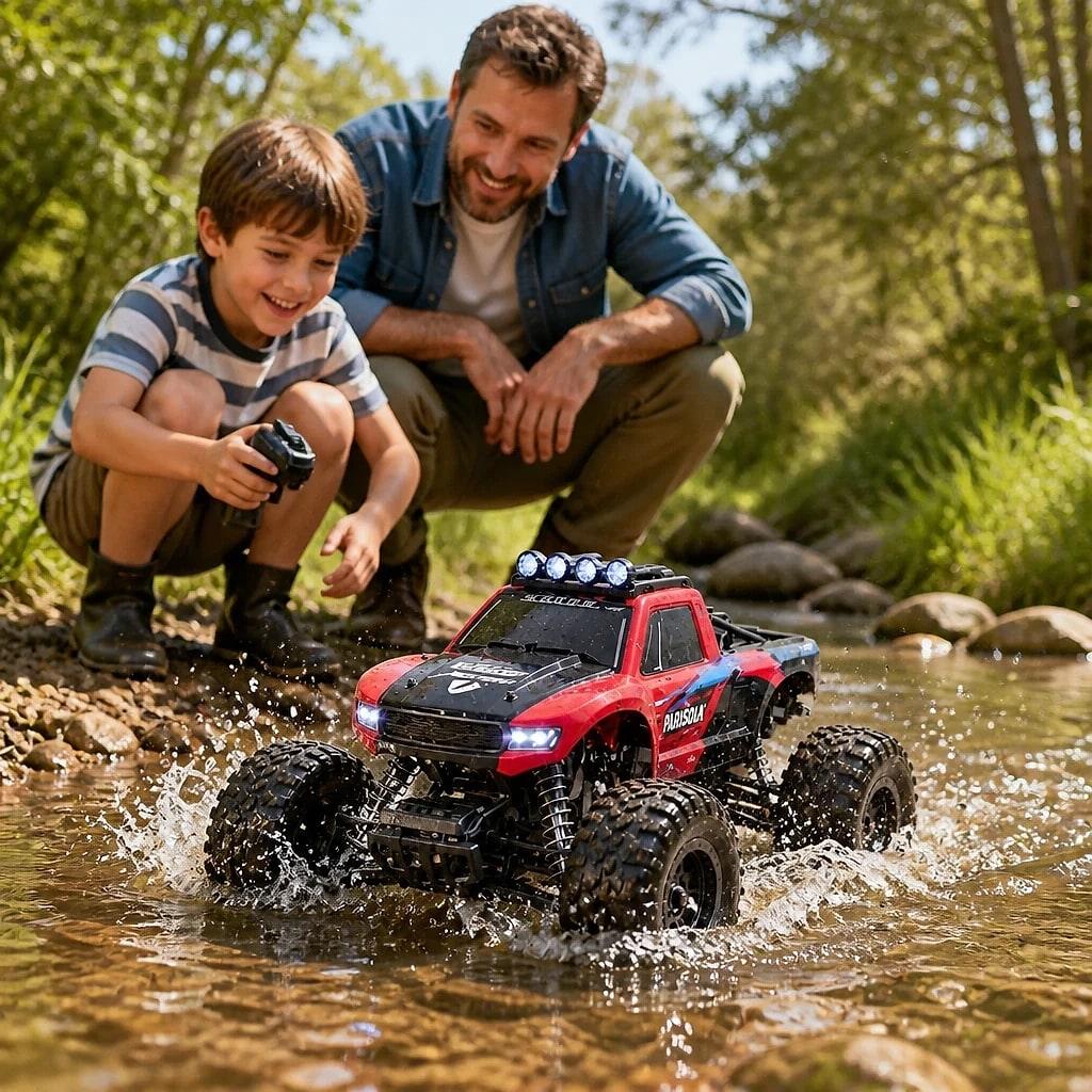 Voiture RC Amphibie Tout-Terrain