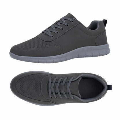 Chaussures homme respirantes microfibre semelle caoutchouc