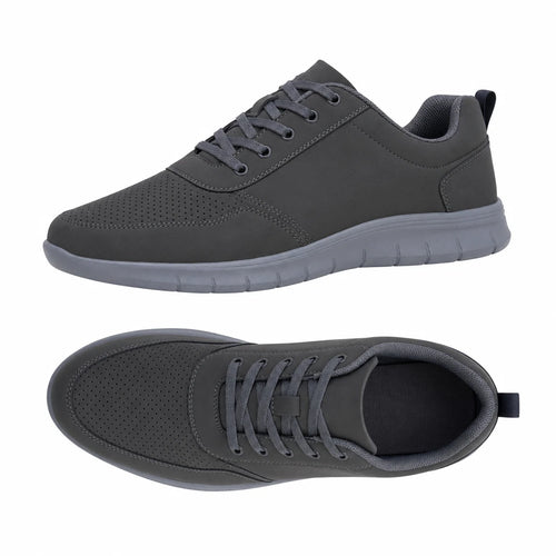 Chaussures homme respirantes microfibre semelle caoutchouc