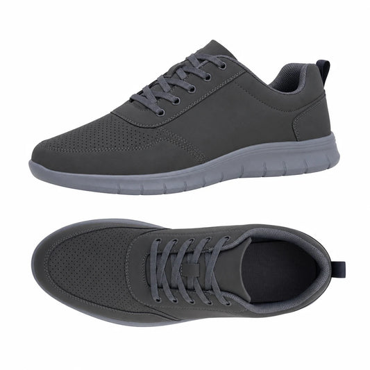 Chaussures homme respirantes microfibre semelle caoutchouc