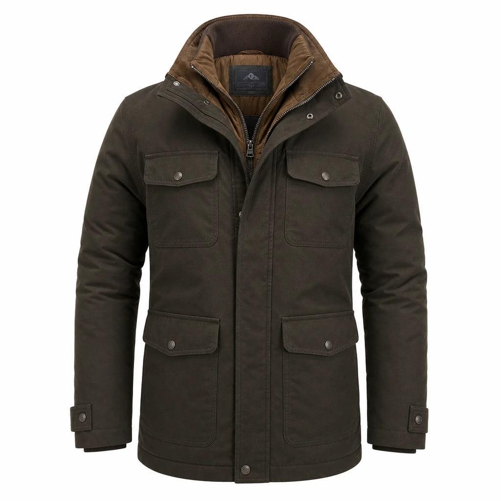 Veste homme classique hiver doublée chaleureuse