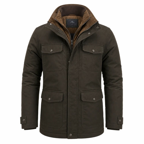 Veste homme classique hiver doublée chaleureuse