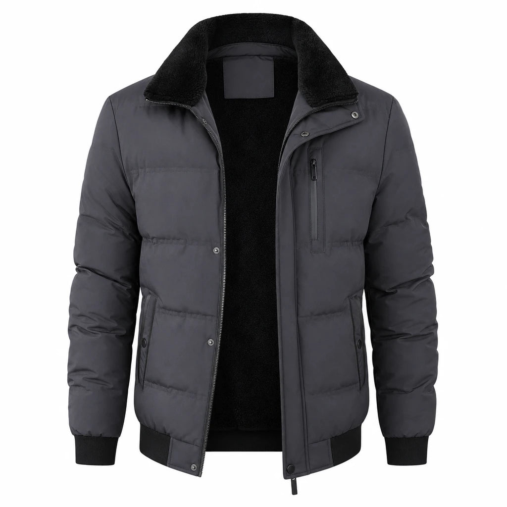 Veste homme thermique hiver coupe ajustée