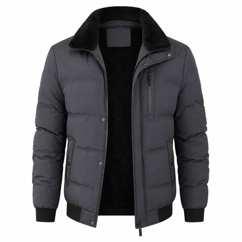 Veste homme thermique hiver coupe ajustée