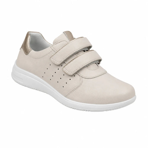 Chaussures femme cuir synthétique semelle caoutchouc fermeture ajustable