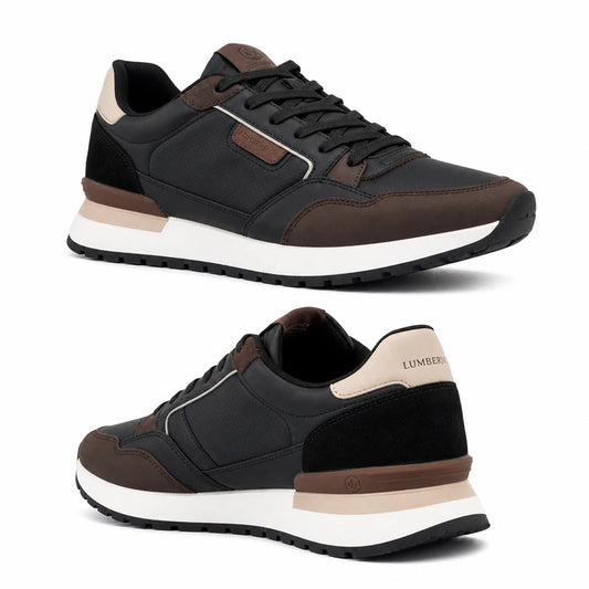 Baskets homme cuir synthétique semelle EVA caoutchouc antidérapant