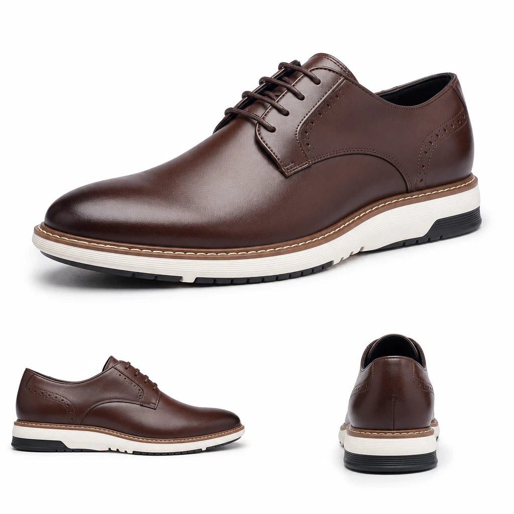 Chaussures habillées homme cuir synthétique semelle EVA caoutchouc