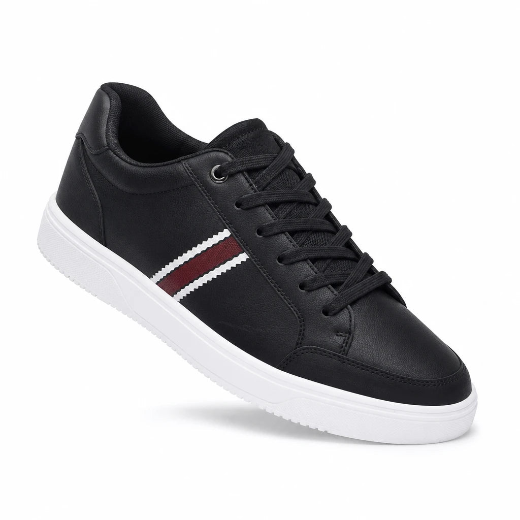 Baskets homme cuir synthétique décontractées semelle EVA caoutchouc